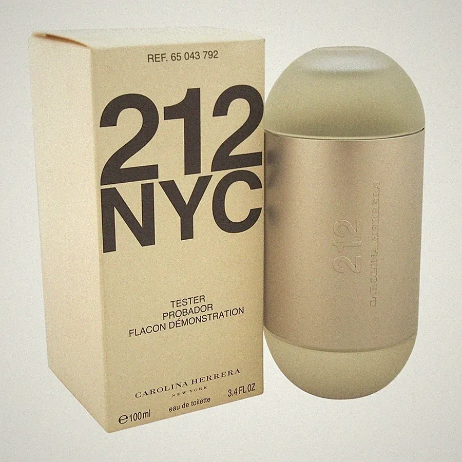 212 by Carolina Herrera Eau de Toilette Women Perfume Spray Tester 3.4 oz