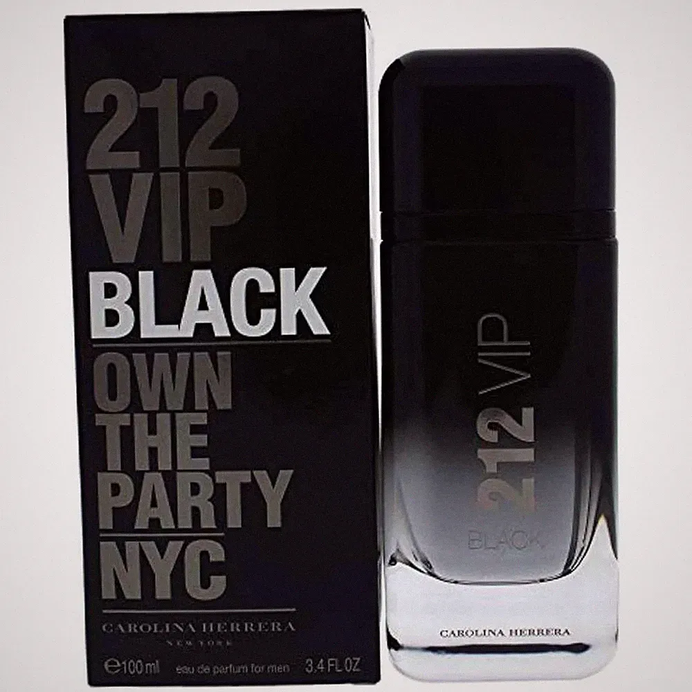 212 VIP Black by Carolina Herrera cologne for him EDP 3.3 / 3.4 oz New in Box