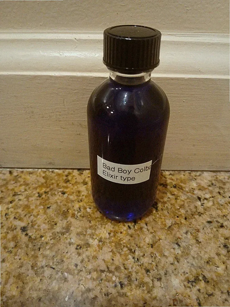 Carolina Herrera Bad Boy Cobalt Elixir Perfume Body Oil type* for Men's 2 Oz