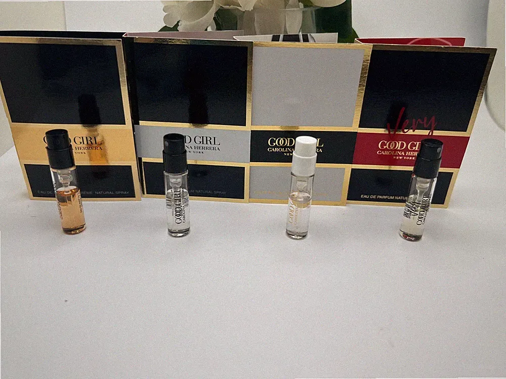 Carolina Herrera Good Girl Perfume Collection Sample Spray 4pc Set 1.5ml each