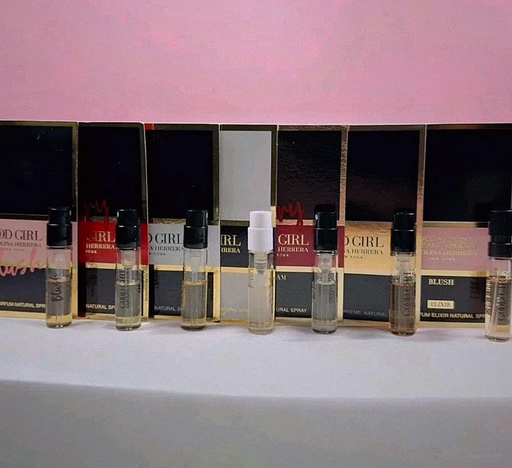 Good Girl Perfume Collection By Carolina Herrera 🌹 Sample Vials Spray 7 pc Set