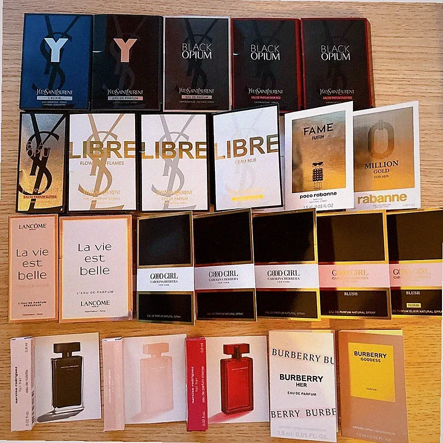 Lots Of 23 Designer Perfume - Lancome YSL Paco Rabanne Burberry Carolina Herrera